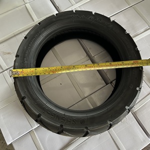 Pneu pneumatique noir SHENG-I 100/65-9 11 pouces (11") sans chambre à air en nylon pour scooter électrique Merits Regal Raptor et fauteuil roulant. - Product Image 2