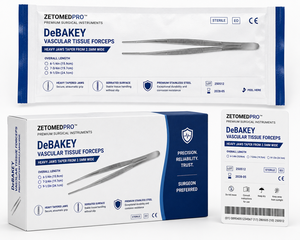 Pinzas Vasculares DeBakey con Mandíbulas Cónicas Anchas de 2.5 mm, Instrumento Quirúrgico ZETOMEDPRO - Product Image 5