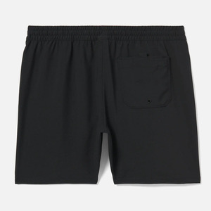 Shorts de Playa para Hombre, Color Gris Claro, de Secado Rápido, con Cordón en la Cintura y Bolsillos, Traje de Baño Tejido de Color Sólido, Corte Medio - Product Image 2