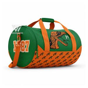 Wholesale HBCU Florida A&M University FAMU Collegiate Apparel Barrel Duffle <b>Bag</b> Large Capacity Weekender Travel <b>Bag</b> - Product Image 1