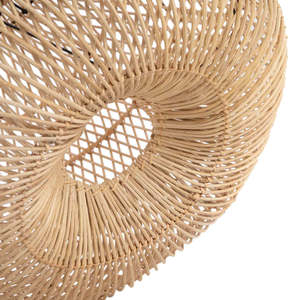 Large Round Rattan Hanging Lamp <b>Shade</b> Handcrafted <b>Wicker</b> Ceiling Pendant <b>Light</b> Fixture For Hotel Villa Restaurant Interior Decor - Product Image 5