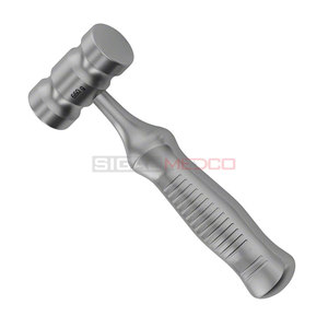 Maillet manuel allemand en acier inoxydable, tête de 660g, marteau orthopédique pour os, instruments chirurgicaux pour la chirurgie générale - Product Image 1
