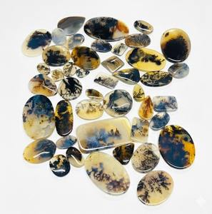 Piedras de Cuarzo Sajar Dendrítico Natural de Alta Calidad, Cabujones de Formas Mixtas para la Fabricación de Joyas y Colgantes - Product Image 1