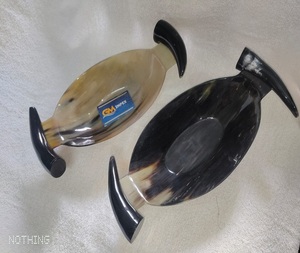 Cuenco de cuerno de búfalo de alta calidad, tamaño y forma personalizados, cuenco para servir cuerno para vajilla y utensilios de cocina - Product Image 6