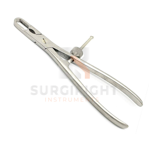 Pince de réduction osseuse en acier inoxydable 24 cm 4,5 mm à verrouillage par filetage, instrument chirurgical orthopédique manuel par Blush Surgical - Product Image 4
