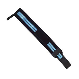 <b>Black</b> and Cyan Wrist Bandage Thumb Loop Training <b>Wraps</b> for Weightlifting and Cross Training Professional Gear OEM - Product Image 3