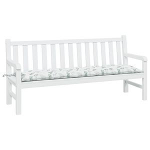 Cojín para Banco de Jardín con Diseño de Hojas, 100% Poliéster, Tela Oxford, Cojines y Almohadas de Exterior de Primera Calidad - Product Image 3