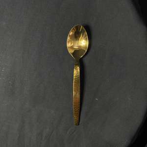 Couverts en acier inoxydable martelé, finition or PVD, design minimaliste, élégants, pour mariage, restaurant et hôtel, vaisselle, couverts de table - Product Image 4