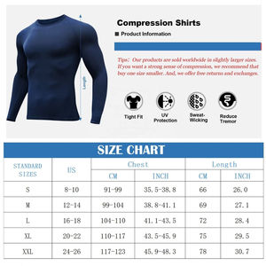 Ropa Deportiva de Compresión para Niños y Niñas, Camisetas y Pantalones de Compresión de Manga Larga para Correr, Camiseta de Compresión para Hombre - Product Image 5