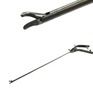 Professional Silver Stainless Steel Manual <b>Laparoscopic</b> Needle Holder Grasper Scissors General Surgery Use CE Certified Reusable - Product Image 3