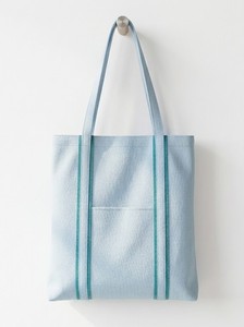 Sac fourre-tout gris réutilisable, sac à main texturé avec poche avant pour le shopping, les voyages et l'usage quotidien - Product Image 3