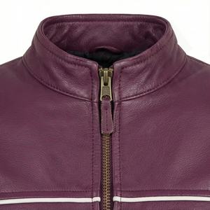 Chaqueta de cuero para hombre NAI-0780A, estilo motero, a prueba de viento, para verano, ropa protectora para motociclismo, de color personalizado. - Product Image 4