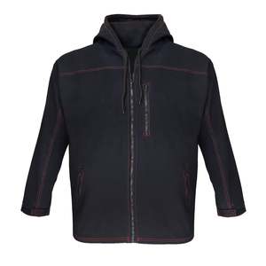 Achetez en gros des sweats à capuche JIU JITSU en coton biologique de qualité supérieure avec logo et designs personnalisés, derniers modèles gris fumé. - Product Image 1
