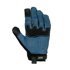 Gants anti-chocs avec protection en cuir de haute qualité et paume anti-vibrations - Product Image 5