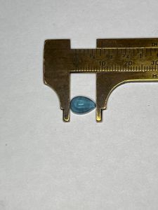 Pierre précieuse en fluorite bleue naturelle, taille coussin en forme de sucette, 3,6 carats, taille calibrée pour la fabrication de bijoux - Product Image 5