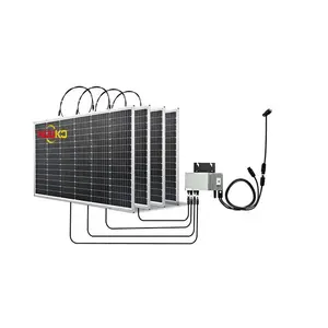 Nuuko Power Balcón Sistema PV 550W para Balcón Panel Solar Sistema PV Venta al por mayor Sistema Solar para el hogar