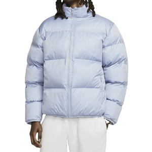 2025 Men's <b>Winter</b> Windproof Puffer <b>Jacket</b> High Quality Down Material <b>Waterproof</b> and Warm Customizable Rainbow Spray Design - Product Image 1
