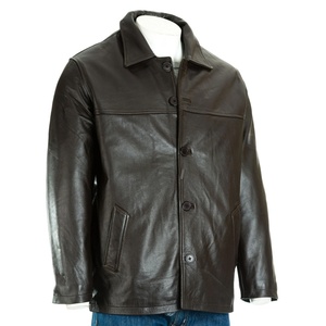 <b>Real</b> Men <b>Leather</b> <b>Jackets</b> Distressed Pure Sheepskin Sherpa Shearling <b>Leather</b> <b>jacket</b> for men in Wholesale Price - Product Image 1