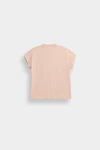 เสื้อยืดโอเวอร์ไซส์ผ้าฝ้ายรักษ์โลกสำหรับผู้หญิง คอกลม แขนสั้น ทรงปกติ ดีไซน์เรียบง่าย สกรีนโลโก้ได้ น้ำหนัก 220 กรัม ผ้าถัก เหมาะสำหรับฤดูร้อน - Product Image 6