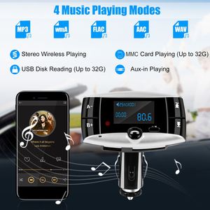 Trasmettitore FM Wireless per Auto con Display LED, Caricatore USB, Chiamate Vivavoce, Lettore MP3, Lettura Schede SD, Aux-in, Kit Bluetooth per Auto - Product Image 2