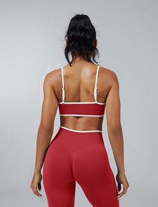 Conjunto Deportivo de 2 Piezas para Mujer, Sujetador Deportivo con Bloques de Color, Leggings de Cintura Alta con Efecto Push-Up, Conjunto para Gimnasio - Product Image 5