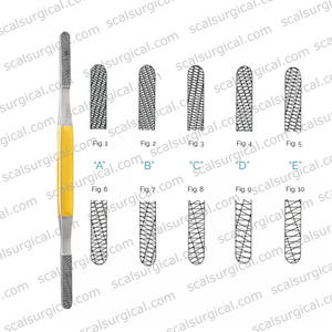 Raspador Nasal Fomon de Carburo de Tungsteno de Doble Extremo con Corte Descendente de 7 mm de Ancho y 8 Pulgadas (20,3 cm), Instrumento Quirúrgico ORL - Product Image 2