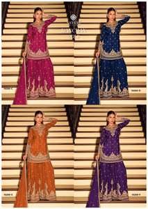 Costume de mariage de créateur haut de gamme pour femme avec broderie complexe et dupatta assorti – Achetez directement auprès du fournisseur - Product Image 6