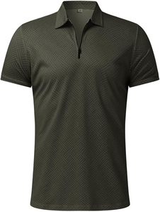 Pantalones Cortos Deportivos de Secado Rápido con Estampado Geométrico Verde Oscuro para Hombre, Ropa Casual de Verano - Product Image 2