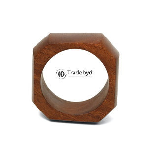Stylish Classic <b>Wooden</b> Wedding <b>Napkin</b> <b>Rings</b> Durable & Eco-Friendly Luxury Handmade Dining Table Accessories by Tradebyd - Product Image 5