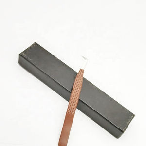 MAHFOOZ INSTRUMENTS Pince à épiler pour extensions de cils en acier inoxydable avec grip diamanté durable, logo personnalisé, marron, pointe fine pour volume - Product Image 3