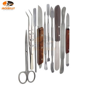 10x Suministros de Laboratorio Dental: Juego de Herramientas de Acero Inoxidable para Modelar Cera, Espátulas de Mezcla, Cuchillos para Cera y Alginato, Kit para Odontólogos - Product Image 4