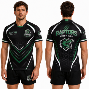 Fabricante de Camisetas de Rugby Personalizadas, Uniformes con Logotipo del Equipo Bordado, Ropa Deportiva Transpirable, OEM, Venta al Por Mayor, Equipación de Club para Hombre, Exportación 2026 Pros - Product Image 1