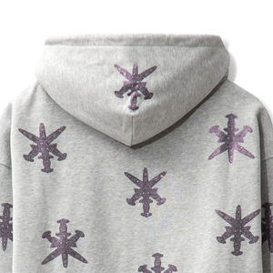Nouvelle Arrivée – Sweats à Capuche Polaires Zippés pour Hommes en Mélange de Coton 100% avec Strass et Poches – Style Unique, Respirant, Écologique, Hiver - Product Image 6