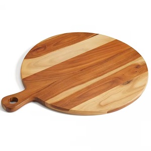 Wood Cutting <b>Board</b> with Handle Chopping Block Reusable Durable Sustainable Kitchen Serving <b>Board</b> Dishwasher Safe Customizable - Product Image 1