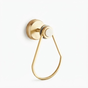 Antique Brass Bird Towel <b>Rack</b> Holder Handcrafted Gold Decorative Wall-Mounted Hand Towel Hanger For Vintage & Modern Bathroom Ha - Product Image 3