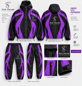 Conjunto Deportivo con Capucha, Manga Larga, Transpirable, 100% Algodón, Estampado, de Secado Rápido, Ropa de Invierno para Mujer, Moda Casual Deportiva - Product Image 2