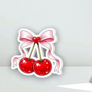 Paleta de Extensiones de Pestañas Acrílicas con Lazo de Cereza, Paleta Magnética para Pestañas Acrílicas, Estilo Flor y Corazón, Herramienta de Belleza - Product Image 1