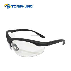 ANSI Z87+ Certified half frame angle-adjustable temples eye protection glasses for prolonged wear - Product Image 1