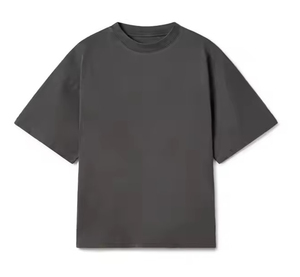 เสื้อยืดโอเวอร์ไซส์ พลัสไซส์ ผู้ชาย ผ้าฝ้าย 100% สีพื้น ปรับแต่งได้ ระบายอากาศดี เป็นมิตรกับสิ่งแวดล้อม เหมาะสำหรับใส่เดินเล่นและกิจกรรมกลางแจ้ง รับผลิตตามขนาด OEM - Product Image 5
