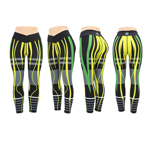 Compre Leggings Deportivos de Cintura Alta para Mujer, Sublimados, al por Mayor, para Correr, Gimnasio, Fitness, Yoga - Product Image 5