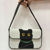 Sac fourre-tout de luxe perlé pour femme, sac à main de soirée décontracté, accessoire de mode moderne, entièrement fait main en Inde, export.