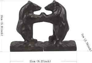 Sujetalibros Decorativos Tradicionales de Metal para Estantes, que Realzan el Diseño Interior con un Accesorio Artístico y Funcional - Product Image 5