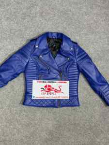 Unisex Special Edition Quilted Biker Leather Jacket Zip <b>Up</b> Motorcycle Style PU Leather Outerwear Slim Fit Casual Fashion Jackets - Product Image 2