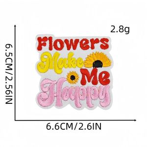 Patchs thermocollants personnalisés brodés, badges logo à repasser pour vêtements, chapeaux, sacs, vestes, patch brodé 3D en relief sur mesure, vente en gros - Product Image 2