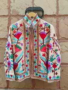 แจ็กเก็ตผ้าโสร่งลายดอกไม้โบฮีเมียนผ้ากำมะหยี่ถักเป็นมิตรกับสิ่งแวดล้อมกันรอยยับกันลมระบายอากาศของขวัญพิเศษสำหรับผู้หญิงฤดูใบไม้ร่วงฤดูหนาว - Product Image 2