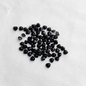 3/4/5/6/7/8/9/10mm espinela negra Natural facetada corte de corazón venta al por mayor piedras preciosas sueltas para la fabricación de joyas productos calientes hechos a mano 2025 - Product Image 2
