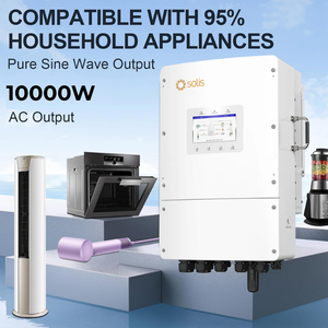 Sistema de Energía Solar Completo de <span class=keywords><strong>10kW</strong></span>, <span class=keywords><strong>Inversor</strong></span> <span class=keywords><strong>Solis</strong></span> de <span class=keywords><strong>10kW</strong></span>, Batería de 15kWh 280Ah, Panel Solar para Viviendas Residenciales - Product Image 4