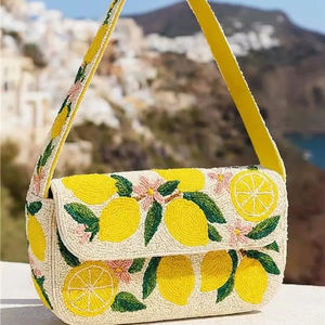 Bolso de mano bordado con cuentas multicolor para mujer, de alta calidad, para fiestas y eventos, hecho a mano con cuentas, de Craftera Exports - Product Image 1