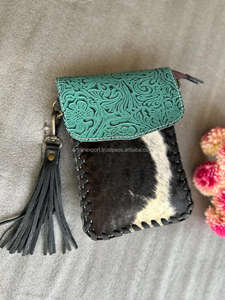 ออกแบบใหม่กระเป๋าถือกระเป๋าถือหนัง Cowhide จริงขอบมือเครื่องมือแกะสลักกระเป๋าขนาดเล็กกระเป๋าสะพายข้อมือกระเป๋าสะพาย - Product Image 3