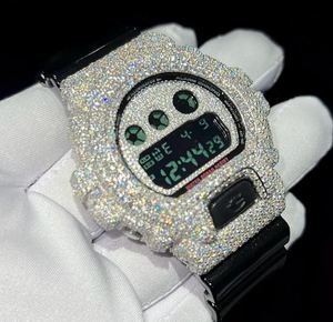 Reloj de Lujo VVS1 D con Incrustaciones de Moissanita Estilo Hip-Hop, Movimiento Mecánico VVS Bustdown, Pasa el Test de Diamantes - Product Image 5